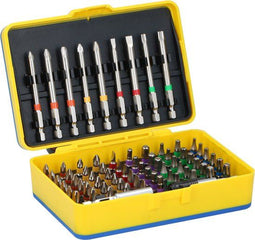 Kinzo Bitset - 71 Stuks - Met Bewaardoos - Geel