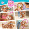 Pluche interactieve aap Peanut Furreal, pluche aap, 38 cm hoog met geluidsfuncties, speelgoed voor k