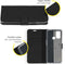 Accezz Wallet Softcase Bookcase - 3 Pashouders - Zwart (A53, A53s)