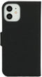 Mobiparts iPhone 12 Mini - Wallet Case - Saffiano motief - Zwart