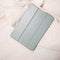 Selencia Tablet Hoes Geschikt voor Samsung Galaxy Tab S6 Lite (2022) / Tab S6 Lite - Selencia Nuria Vegan Lederen Trifold Bookcase - Blauw