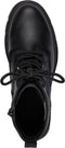 Tamaris ESSENTIALS - Dames Lace Boot - Vegan - 5,9 cm blokhak - zwart matt - Maat 37