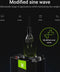 Green Cell INV08 - DC 12V naar AC 230V Omvormer - 2000W (1000W continu) met USB - Zwart