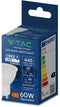 V-TAC VT-247 - LED-spotlamp - GU10 - 6 W - 445 lumen - 4000 K - Wit
