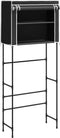 vidaXL - Opbergrek - voor - boven - wasmachine - 2-laags - 71x29,5x170,5 - cm - bruin