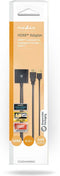 Nedis HDMI-Adapter - HDMI Connector - DisplayPort Male / USB-A Male - Verguld - Recht - PVC - Zwart - 1 Stuks - Doos