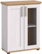 Furnilux Verona - Vitrinekast - Tijdloos design - Eiken - 37x64x88cm