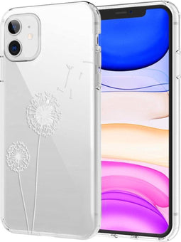 iMoshion Design voor de iPhone 11 hoesje - Paardenbloem - Wit