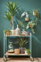 Mica Decorations Atlantic Plantenmand - Set van 2 - Stevig jute design - Crème (2 stuks)