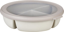 Mepal - Multikom Cirqula vershouddoos - 3-vaks bento bowl - 250 ml, 250 ml & 500 ml - Rond - Nordic white