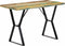 vidaXL - Eettafel - 120x60x76 - cm - massief - gerecycled - hout