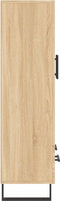 vidaXL - Hoge - kast - 69,5x31x115 - cm - bewerkt - hout - sonoma - eikenkleurig