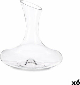 Wijn Decanteerkan Transparant Glas 1,7 L (6 Stuks)