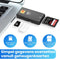 Good2know® 2022 - USB ID Kaartlezer - Multifunctioneel voor eID en SD Kaarten - Zwart