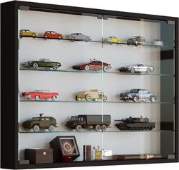 VCM Houten glazen wandvitrinekast Wandvitrinekast Collector vitrine Mandosa L Houten glazen wandvitrinekast Wandvitrinekast Collector vitrine Mandosa L