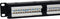 Phasak PU 2421 - Patch Panel - 24 UTP-Poorten Cat 6 - Zwart