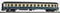 Piko H0 59663 H0 Intercity-City-Personenwagen van de DB Coupérijtuig 2e klas Bm 235