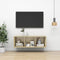 vidaXL - Tv-wandmeubel - 37x37x107 - cm - bewerkt - hout - sonoma - eikenkleurig