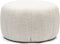 Riviera Maison Poef Wit, Kruk, Voetenbank, Rond - Falcone Stool Antique - Polyester, hout - (ØxH) 72x41