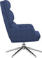 vidaXL Relaxstoel stof blauw