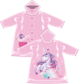 Arditex Regenjas Unicorn Meisjes Pvc Lichtroze Maat 4 Jaar