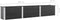vidaXL - Plantenbak - verhoogd - 300x50x54 - cm - HKC - grijs