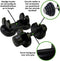 Tunturi Verstelbare Dumbel - Selector dumbbell - Halter - Verstelbaar van 2,5kg tot 12,5kg - Incl. gratis fitness app