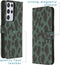iMoshion Hoesje Geschikt voor Samsung Galaxy S21 Ultra Hoesje Met Pasjeshouder - iMoshion Design Softcase Bookcase - Meerkleurig / Green Leopard