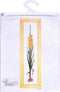Thea Gouverneur - Borduurpakket met telpatroon - 3072A - Voorgesorteerde DMC Garens - Gele Gladiolen - Aida - 20 cm x 88 cm - DIY Kit