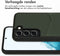 Accezz Samsung Galaxy S22 - Back Cover - Premium Leather Card Slot - Groen