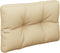 vidaXL - Palletkussen - 50x40x12 - cm - stof - beige
