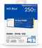 WD Blue SN580 - NVMe SSD 250GB - PCIe Gen 4.0 - Leessnelheid 4000 MB/s