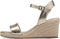 Tamaris Espadrilles - Sleehak met gespsluiting - Goud - Maat 36