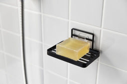 Yamazaki Tower - Zelfklevend Zeepbakje - Muurbevestiging - Zwart