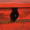 vidaXL Opbergkist 101x39x42 cm massief mangohout rood
