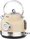 SOGO Retro Waterkoker - Snoerloos RVS - 1.8 Liter met Thermometer - Beige