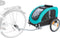 Trixie Hondenfietskar Limited Edition - Hondenfietskar - Achterdeur - Zwart Turquoise - 80x75x86 cm
