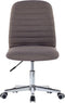 vidaXL - Eetkamerstoelen - draaibaar - 2 - st - stof - taupe