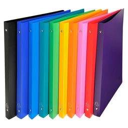 Exacompta ringmap ondoorschijnend - 1 stuk - A4 - 2 ringen - rugbreedte 1,5 cm - assorti