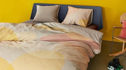 Beddinghouse Dutch Design Sunny Day - Dekbedovertrek Lits-Jumeaux XL 260x200/220 - Katoensatijn Zand