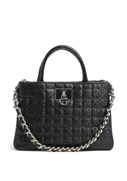 Guess Kobo - Schoudertas - Zwart/goud accent