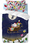 Dekbedovertrek set HappyFriday XMAS Multicolour Wieg voor baby's 2 Onderdelen