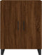 vidaXL - Dressoir - 69,5x34x90 - cm - bewerkt - hout - bruin - eikenkleur