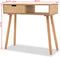 vidaXL - Wandtafel - 80x30x72 - cm - massief - grenenhout - bruin
