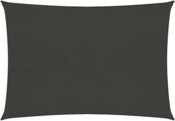 vidaXL - Zonnezeil - 160 - g/m² - 2x3 - m - HDPE - antracietkleurig