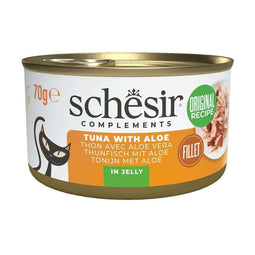 Kattenvoer Agras Pet Foods SCHESIR Complements Tuna with aloe in jelly Vis 70 g
