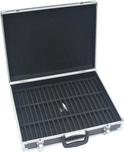 Opbergkoffer audio tape cassette bandjes voor 60 stuks