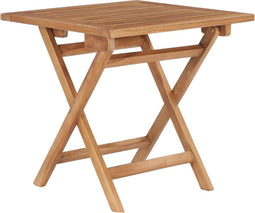 vidaXL - Tuintafel - inklapbaar - 45x45x45 - cm - massief - teakhout