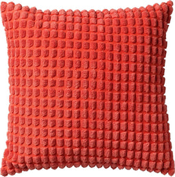 Dutch Decor ROME - Sierkussen 45x45 cm - 100% polyester - effen kleur - Coral - koraalroze - Inclusief binnenkussen