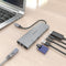 AISENS ASUC-7P032-GR - Laptop dock & poortreplicator - USB 3.2 Gen 1 Type-C - Grijs